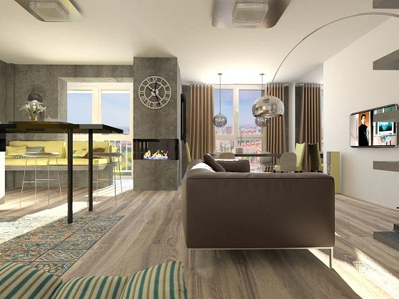 Интерьеры жилых помещений: стильная эклектика