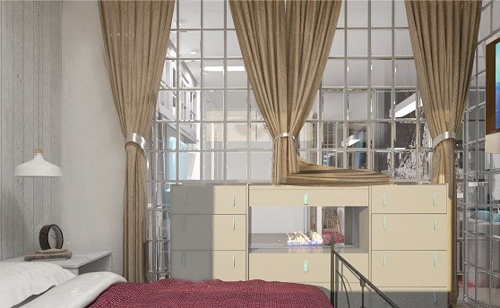 Интерьеры жилых помещений: стеклянный ларец