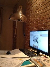 Интерьеры жилых помещений: реплика на тему лофт