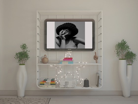 Интерьеры жилых помещений: нежный монохромный интерьер