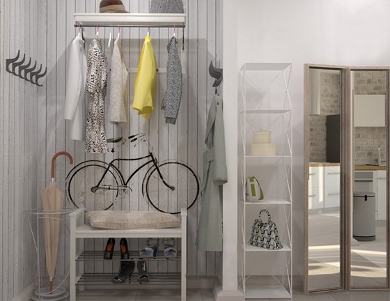 Интерьеры жилых помещений: нежный монохромный интерьер