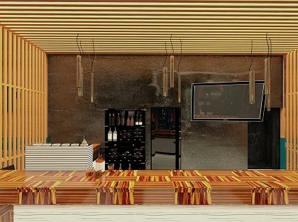 Интерьеры нежилых помещений: ресторан