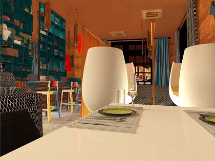 Интерьеры нежилых помещений: ресторан