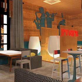 Интерьеры нежилых помещений: ресторан